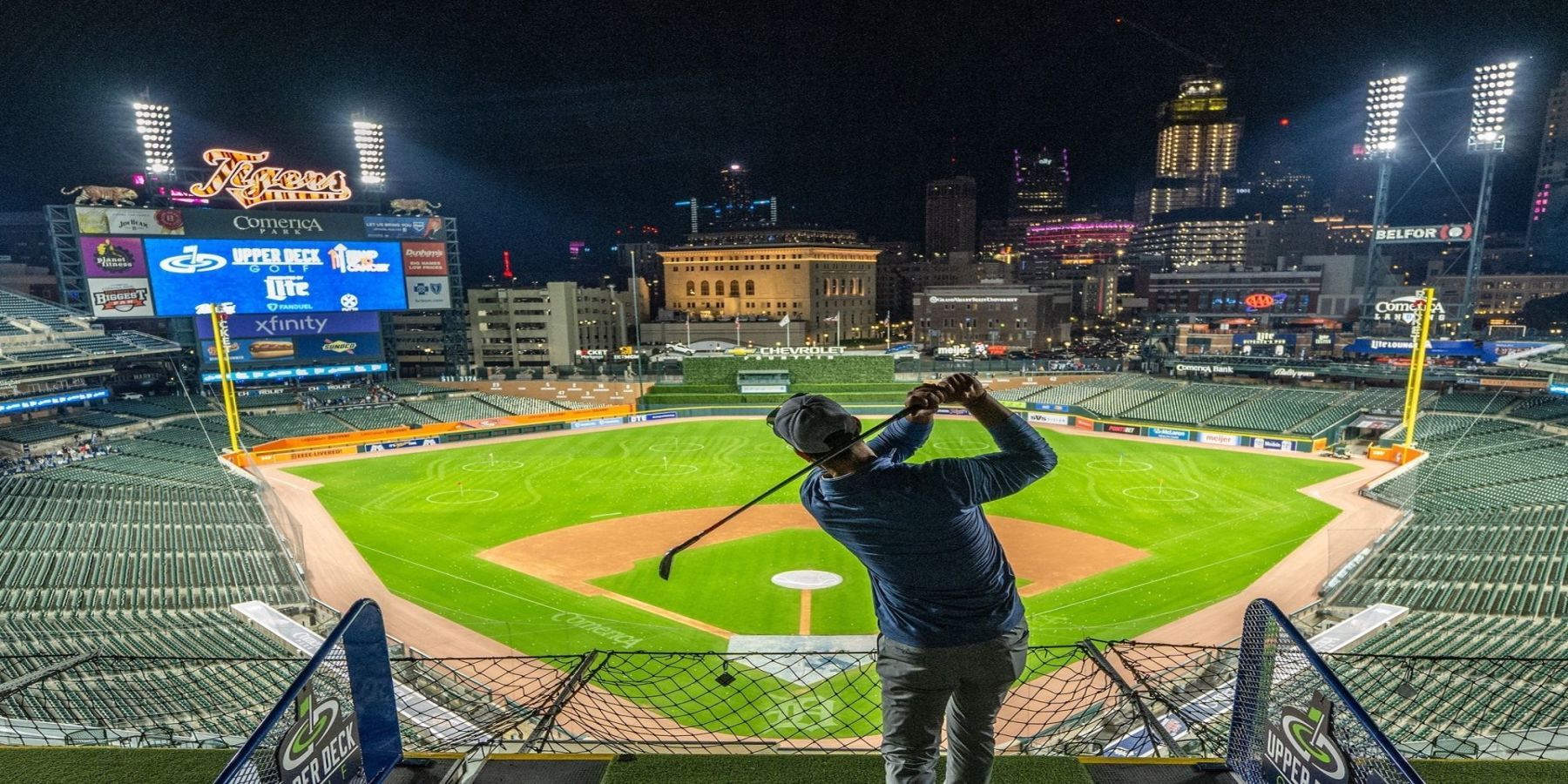 Upper Deck Golf at Comerica Park: November 2026 promotional image