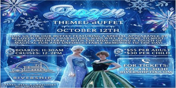 Frozen Themed Character Cruise Aboard the Barbara-Lee Rivership in Sanford, FL promotional image