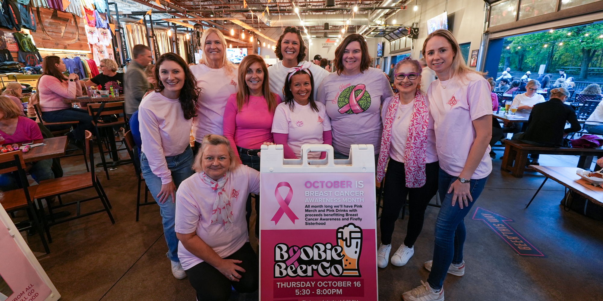 Boobie Beergo at Luce Line Brewing promotional image