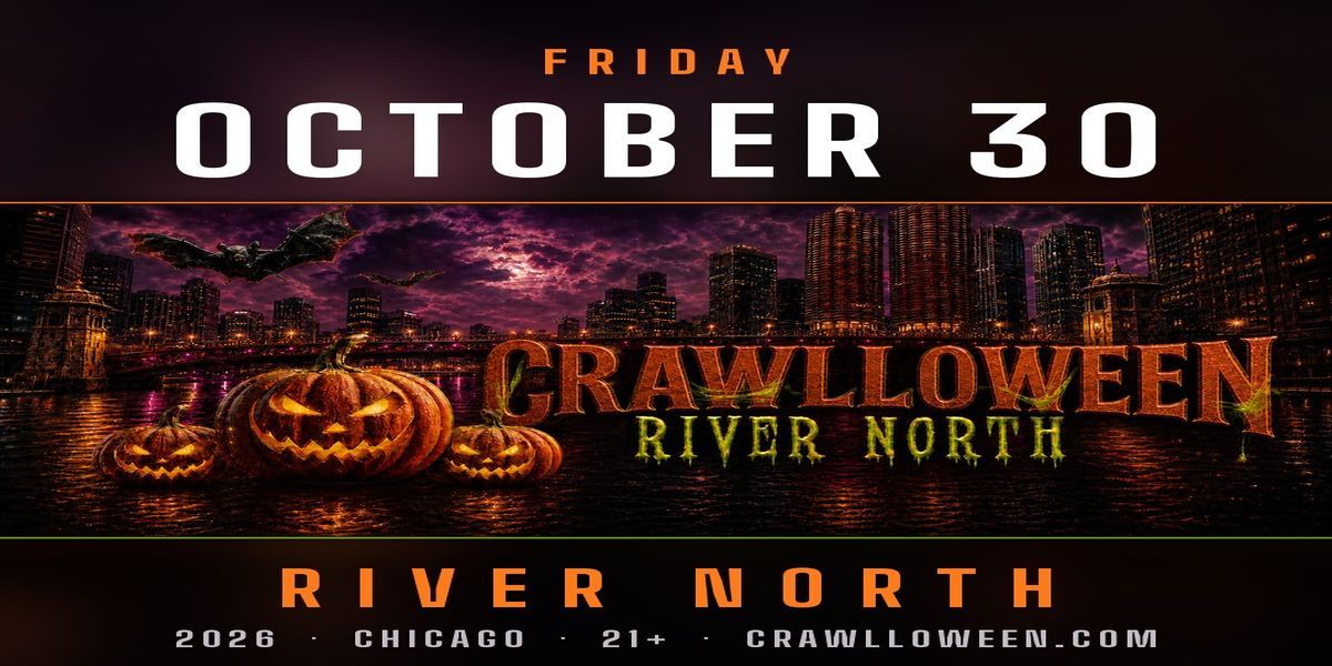 Crawlloween 2026: River North Halloween Bar Crawl, Chicago promotional image