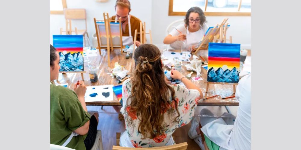 Paint and Sip: Paint Night Done Right - Dallas promotional image
