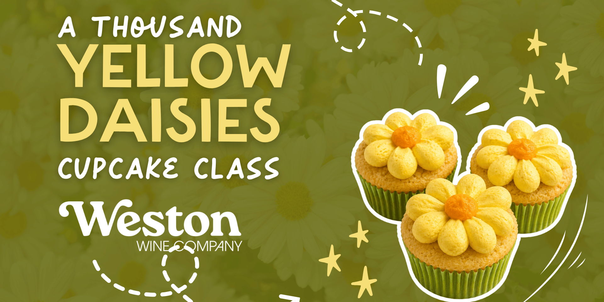 Sip & Create : 1,000 Yellow Daisies promotional image