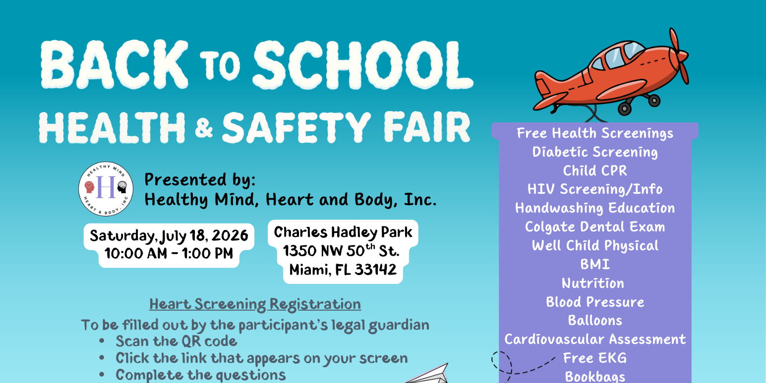 Back to School Health & Safety Fair promotional image