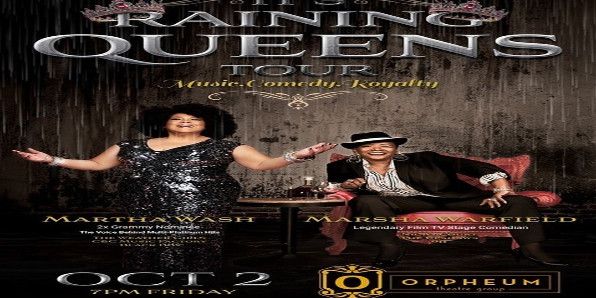 It’s Raining Queens™ starring Martha Wash and Marsha Warfield promotional image