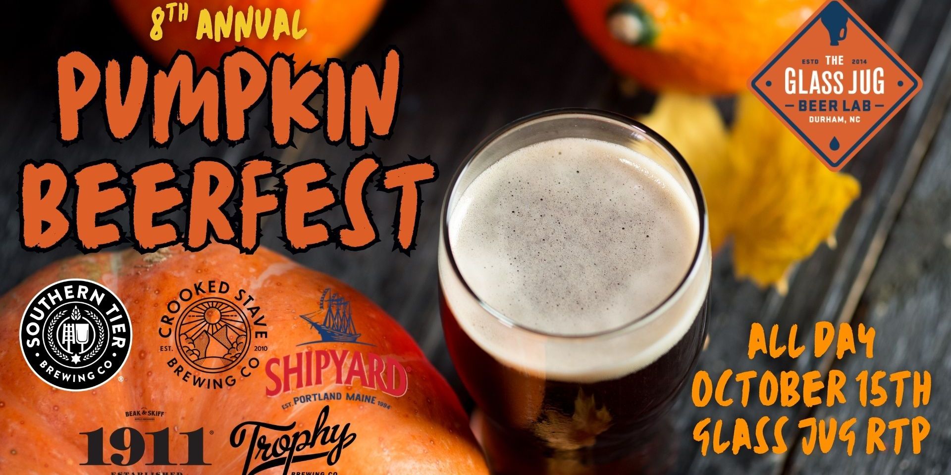 8th Annual Pumpkinbeerfest promotional image