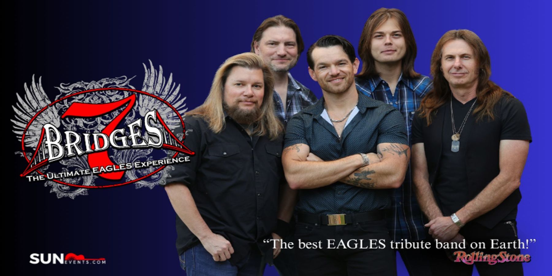 7 Bridges: the Ultimate Eagles Experience, St Petersburg, February, 2027 promotional image