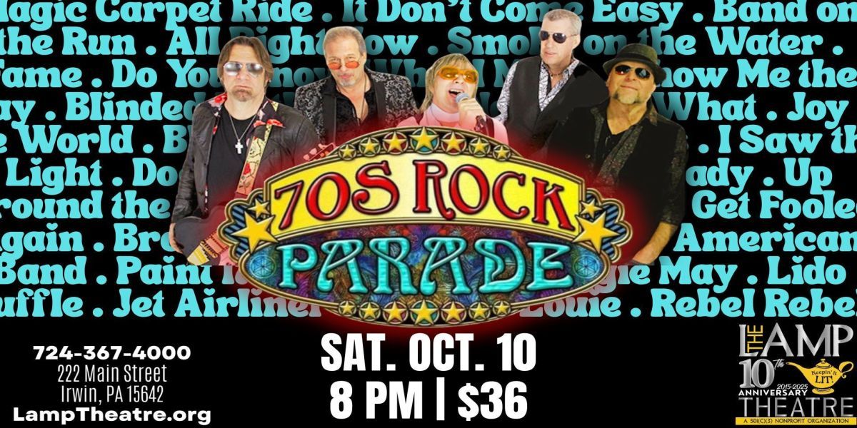 70s Rock Parade - The Ultimate 1970s Classic Rock Experience promotional image