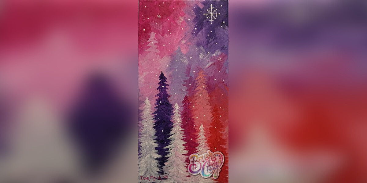 Pine Trees in White promotional image