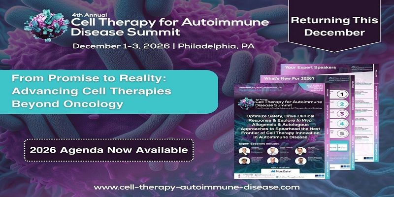 4th Cell Therapy for Autoimmune Disease Summit promotional image