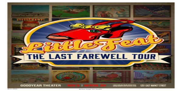 Little Feat Bringing Their "The Last Farewell Tour" To Goodyear Theater On November 9th promotional image