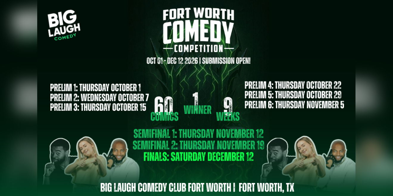 Fort Worth Comedy Competition - FINALS promotional image