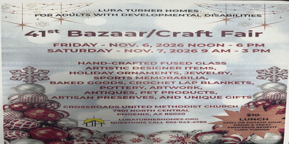 Lura Turner Homes Bazaar/Craft Fair promotional image
