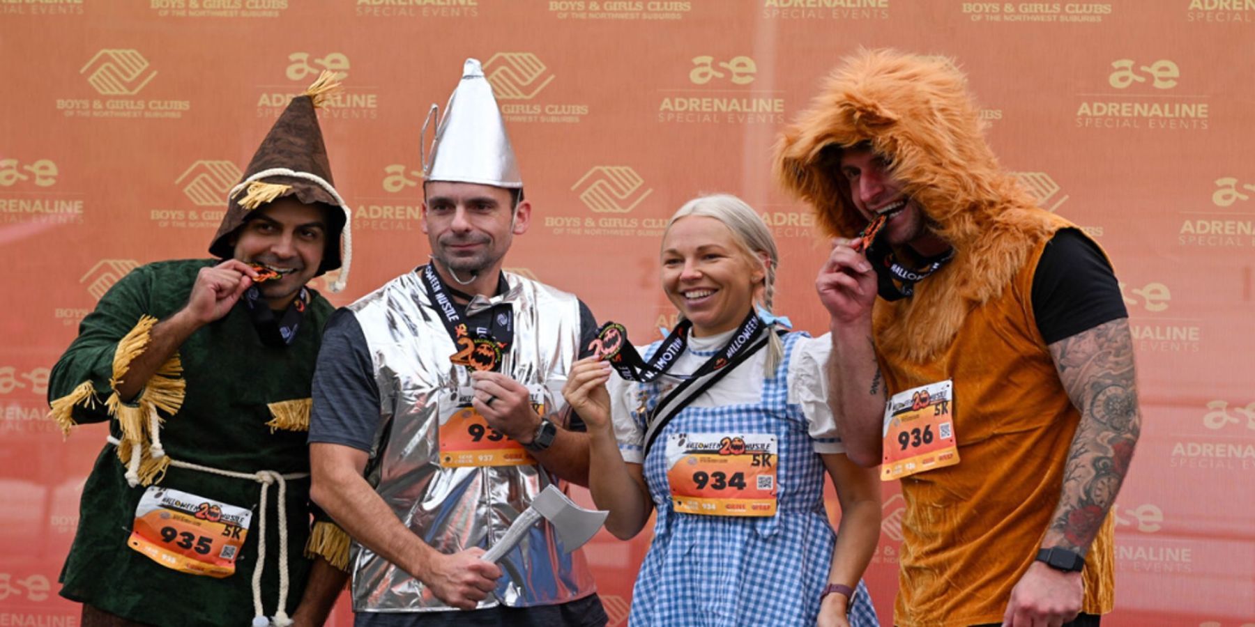 Halloween Hustle 5K and Kid's Dash: Palatine, IL promotional image