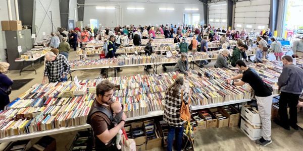 Book Sale by Friends of Kreutz Creek Library: 22,000+ Books, Puzzles, DVDs and CDs, Baked Goods promotional image