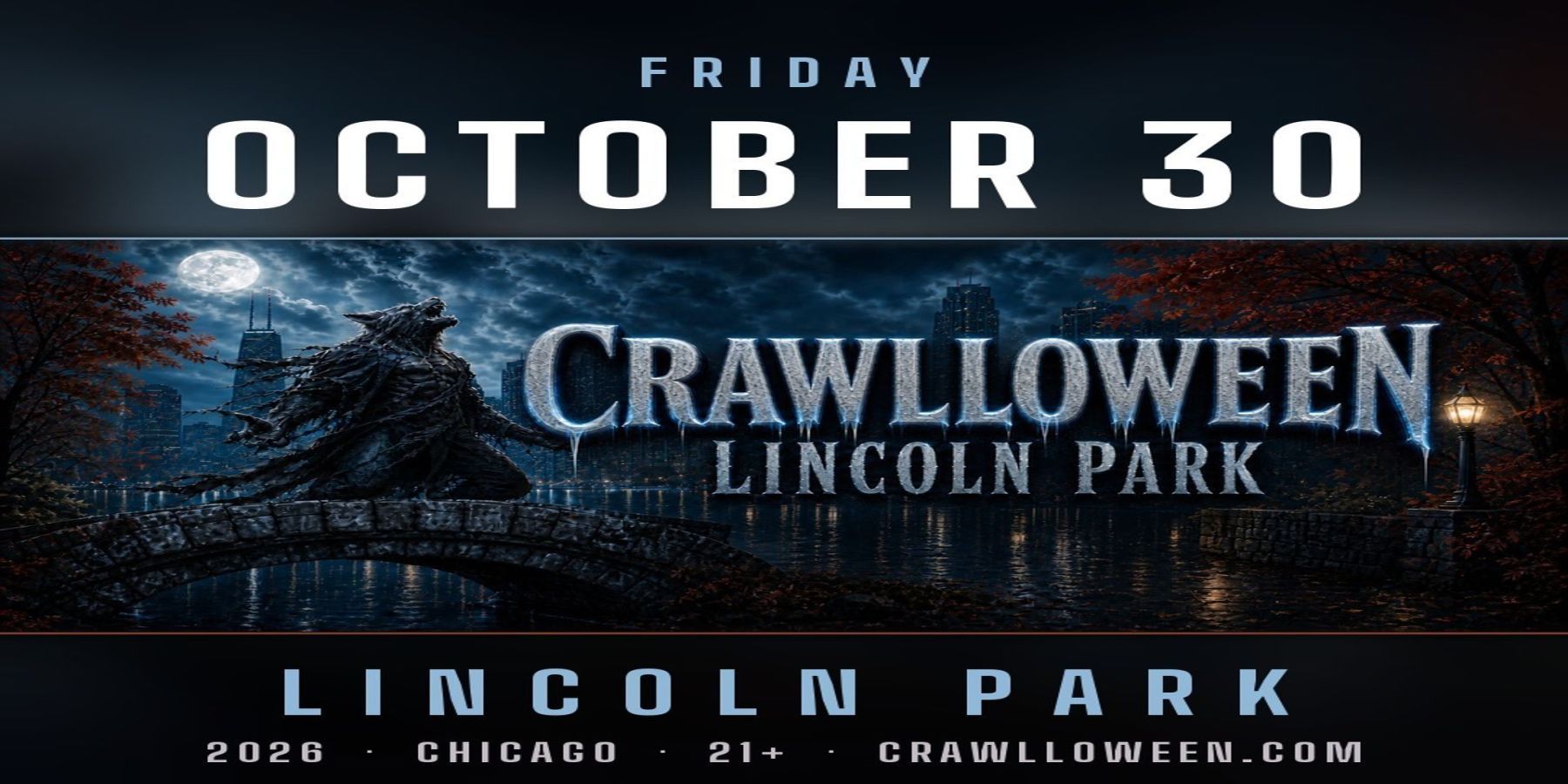 Crawlloween 2026: Lincoln Park Halloween Bar Crawl, Chicago promotional image