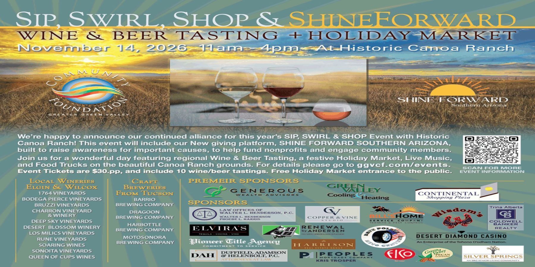 4th Annual Sip, Swirl, Shop And Shine Forward promotional image