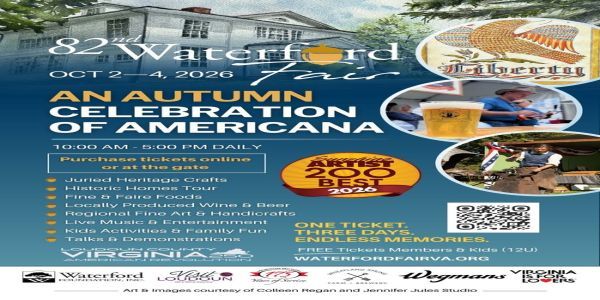 82nd Waterford Fair - A Celebration of Americana - October 2-4 | Waterford, Virginia promotional image