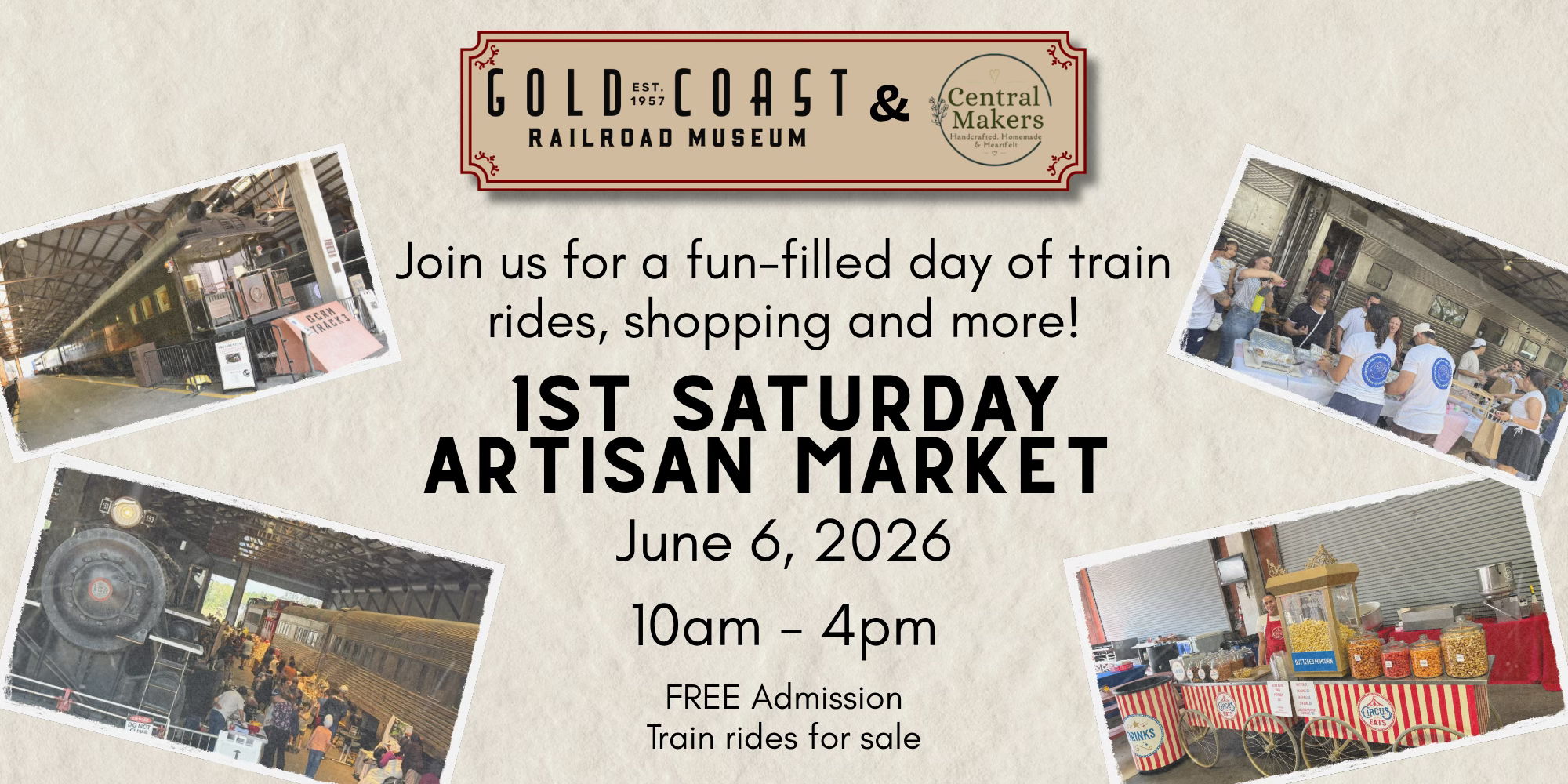 June 1st Saturday Free Admission! promotional image