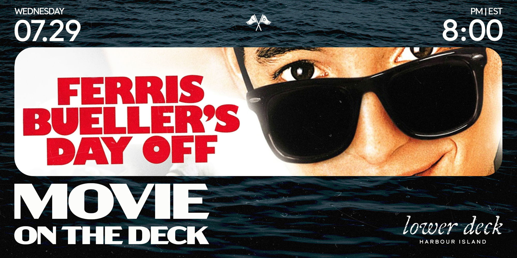 Movie on the Deck: Ferris Bueller's Day Off promotional image