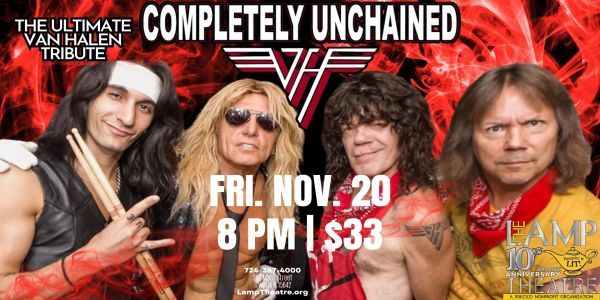 COMPLETELY UNCHAINED The Ultimate Van Halen Tribute promotional image