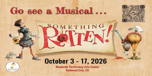 SOMETHING ROTTEN! presented by Woodside Musical Theatre promotional image