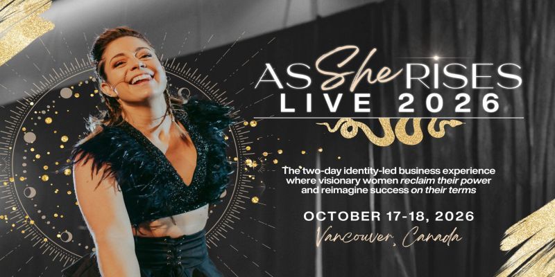 As She Rises Live 2026 promotional image