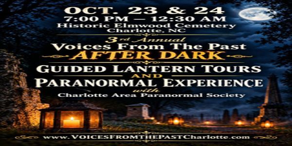 Voices From The Past AFTER DARK where the dead come alive for the night promotional image