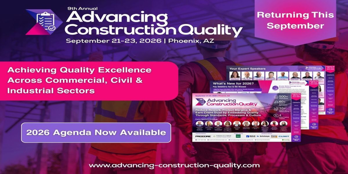 Advancing Construction Quality 2026 promotional image