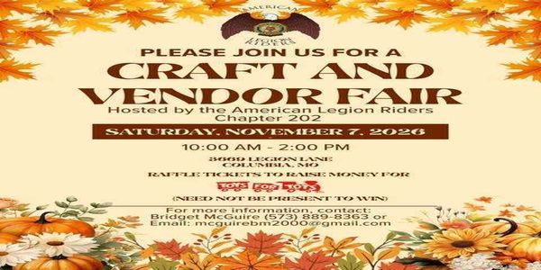 Toys for Tots Vendor Event promotional image