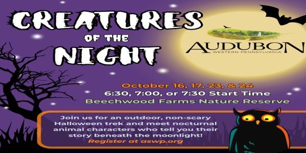 Creatures of the Night - Audubon Society of Western PA promotional image
