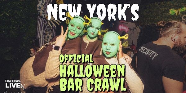 NYC Official Halloween Bar Crawl 2026 By Bar Crawl LIVE! promotional image