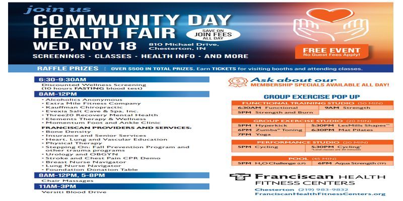 Community Day Health Fair promotional image