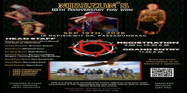 nibezun's 10th anniversary "Seed to Spirit Powwow" promotional image