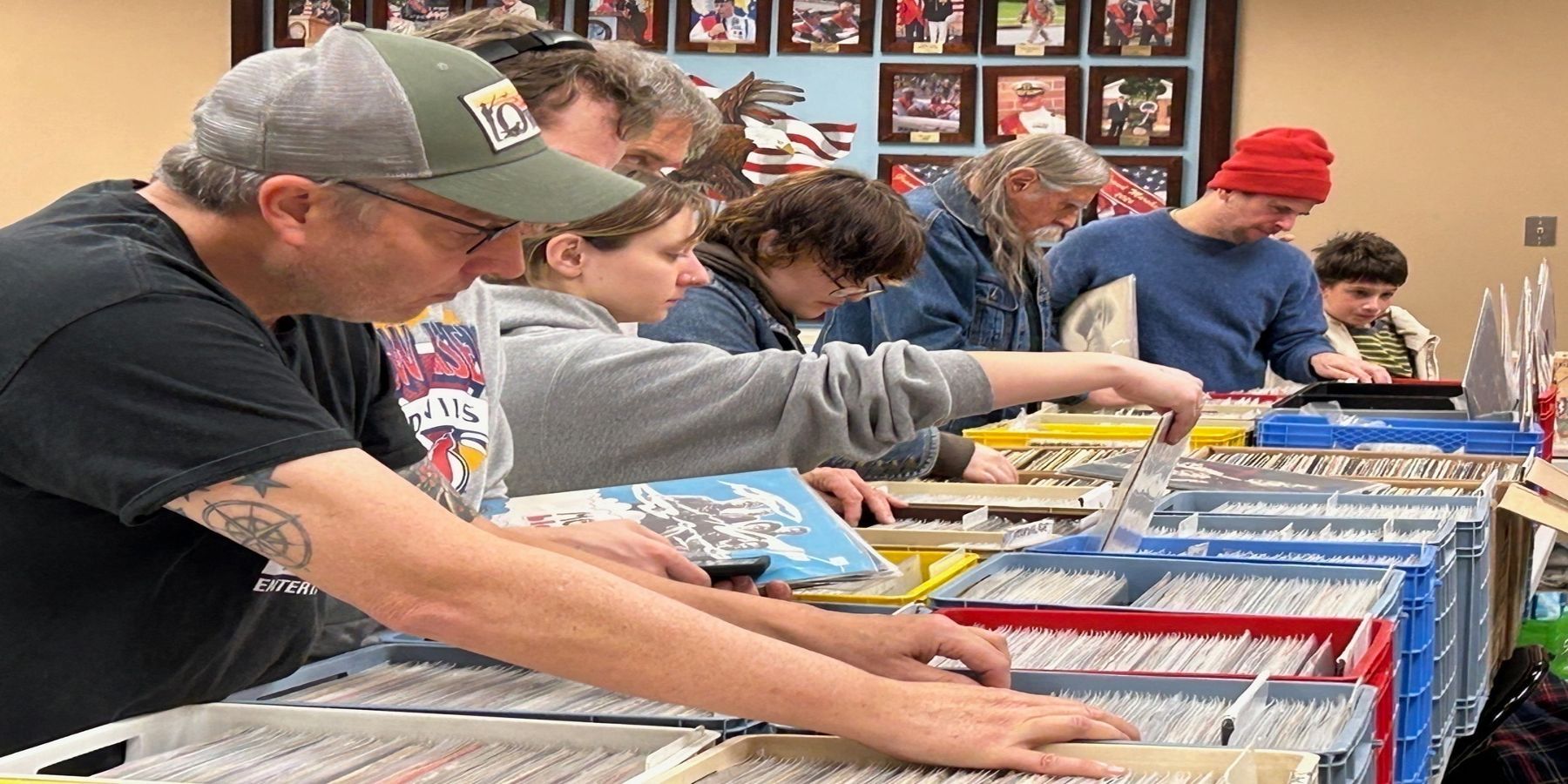 SUPPORT THE SENIORS! The Hillsborough Record Riot! Over 10,000 vinyl records! ! Sat Nov 7th 10A-4PM promotional image