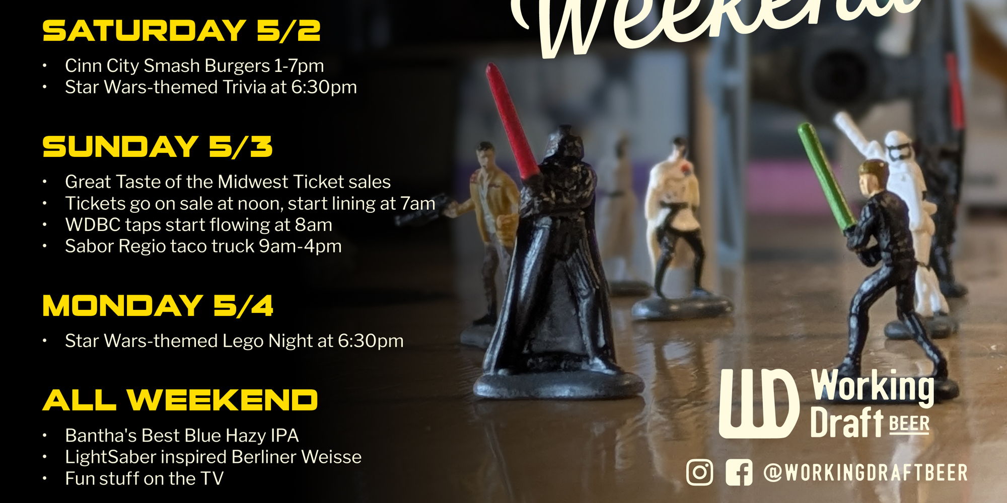 May the Fourth Weekend promotional image
