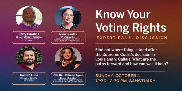 Know Your Voting Rights - Expert Panel Discussion promotional image