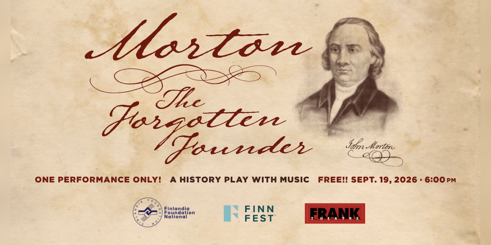 MORTON: The Forgotten Founder by Laurie Flanigan Hegge promotional image