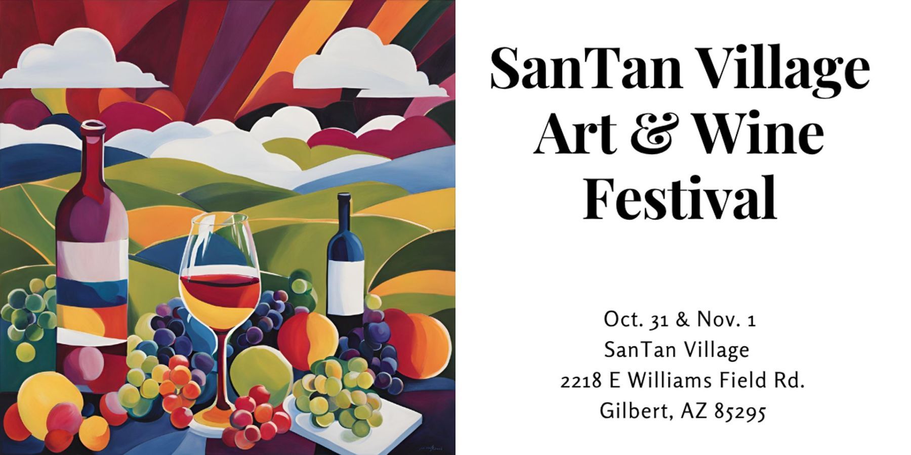 SanTan Village Art And Wine Festival promotional image