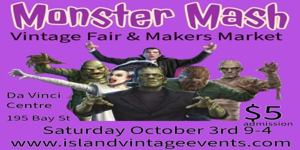 Monster Mash Halloween Vintage Fair and Makers Market promotional image