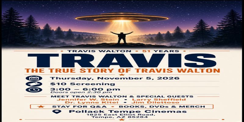 An Afternoon with Travis Walton, UFO Encounter Survivor promotional image