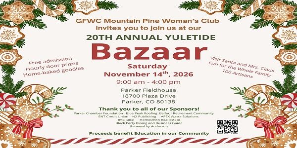 20th Annual Yuletide Bazaar hosted by Mountain Pine Woman's Club promotional image