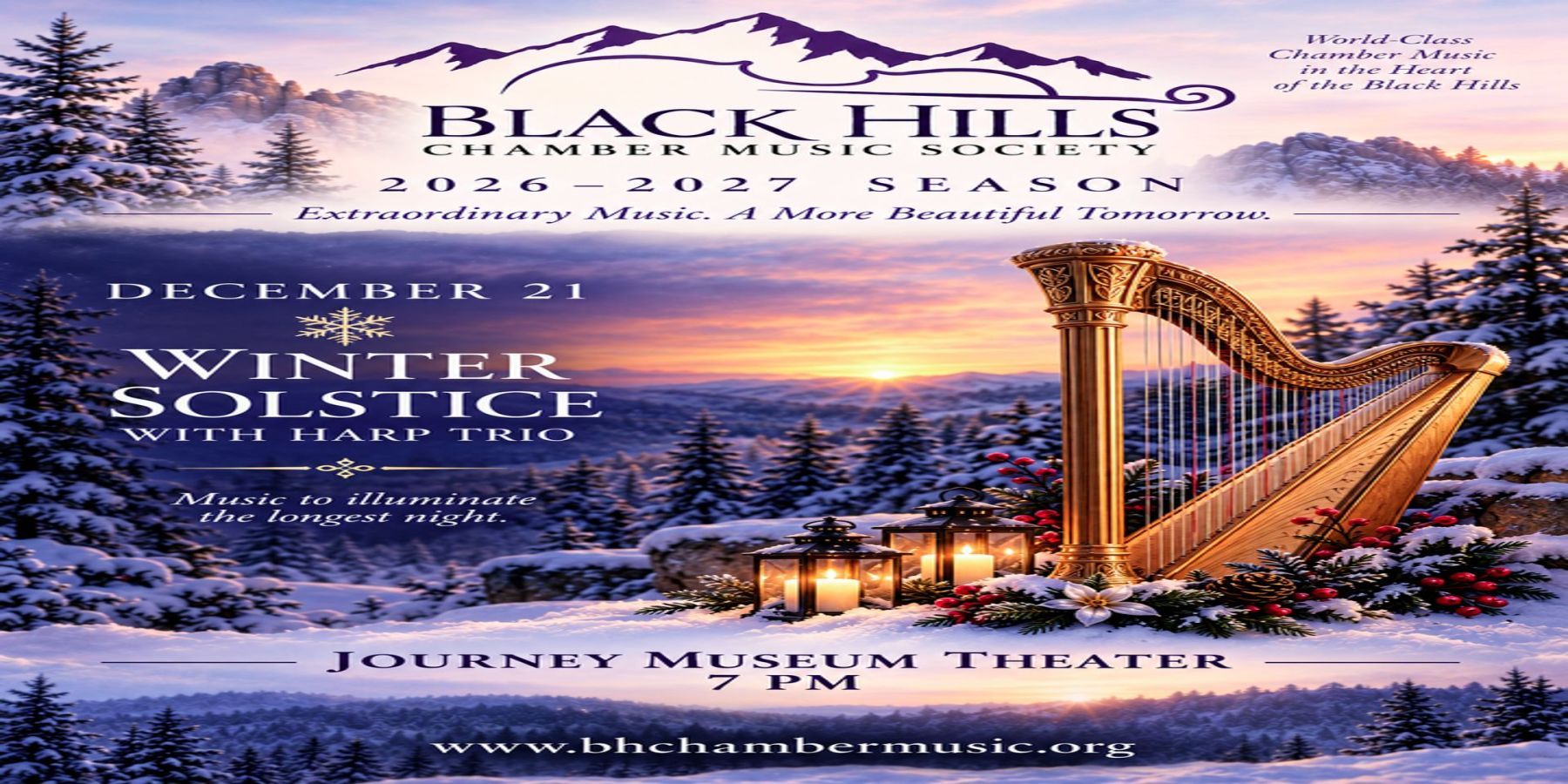 Winter Solstice Concert: Black Hills Chamber Music Society promotional image