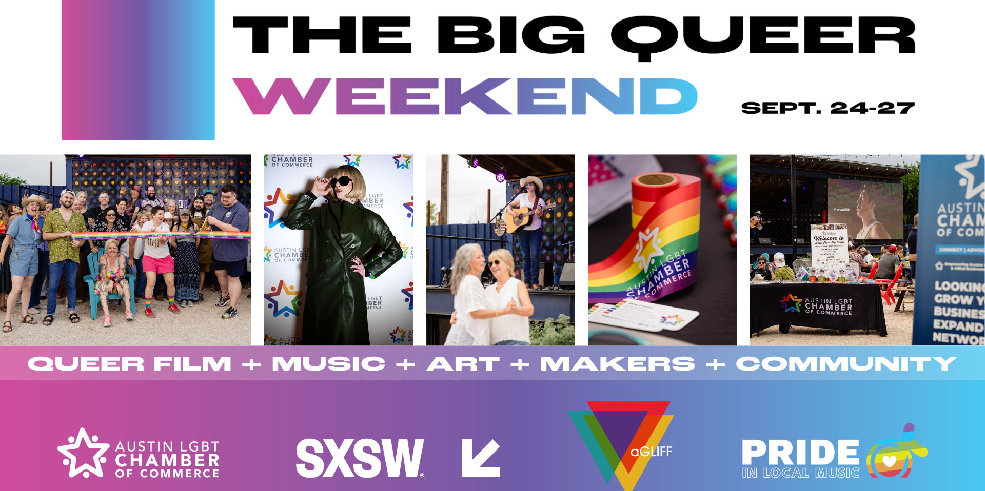 The Big Queer Weekend: 4 Days of Queer Film, Music & Art. promotional image