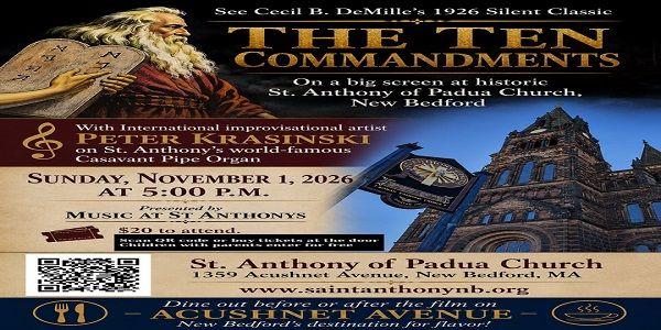 The Ten Commandments: Silent Film with Live Organ Accompaniment by Peter Krasinski promotional image