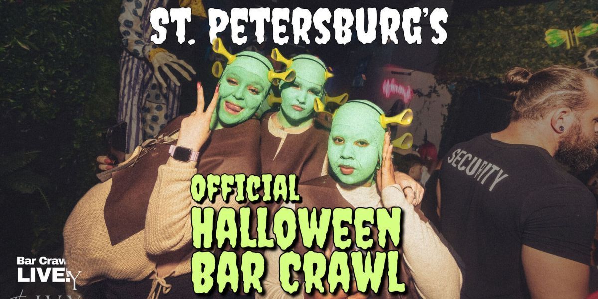 St Pete Official Halloween Bar Crawl 2026 Bar Crawl LIVE! promotional image