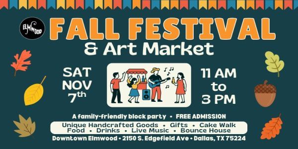 Elmwood Fall Festival and Art Market promotional image
