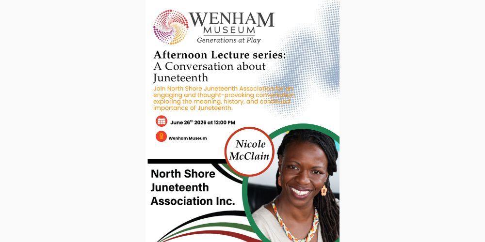 Afternoon Lecture series: A Conversation about Juneteenth promotional image
