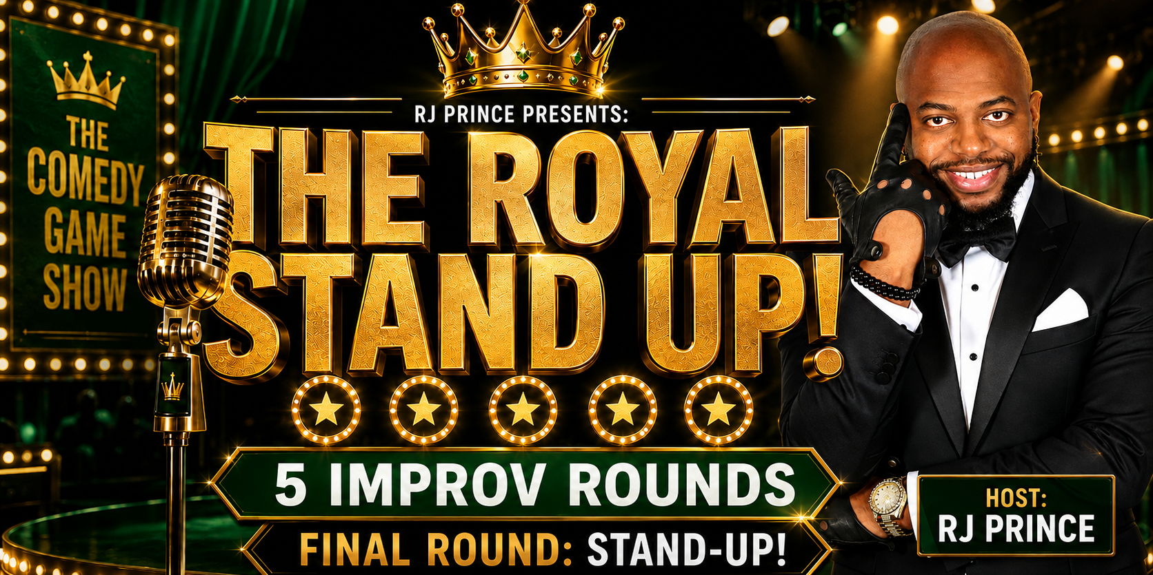 RJ Prince Presents The Royal Standup promotional image