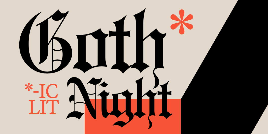 Wordplay Wednesday: Goth(ic Lit) Night promotional image