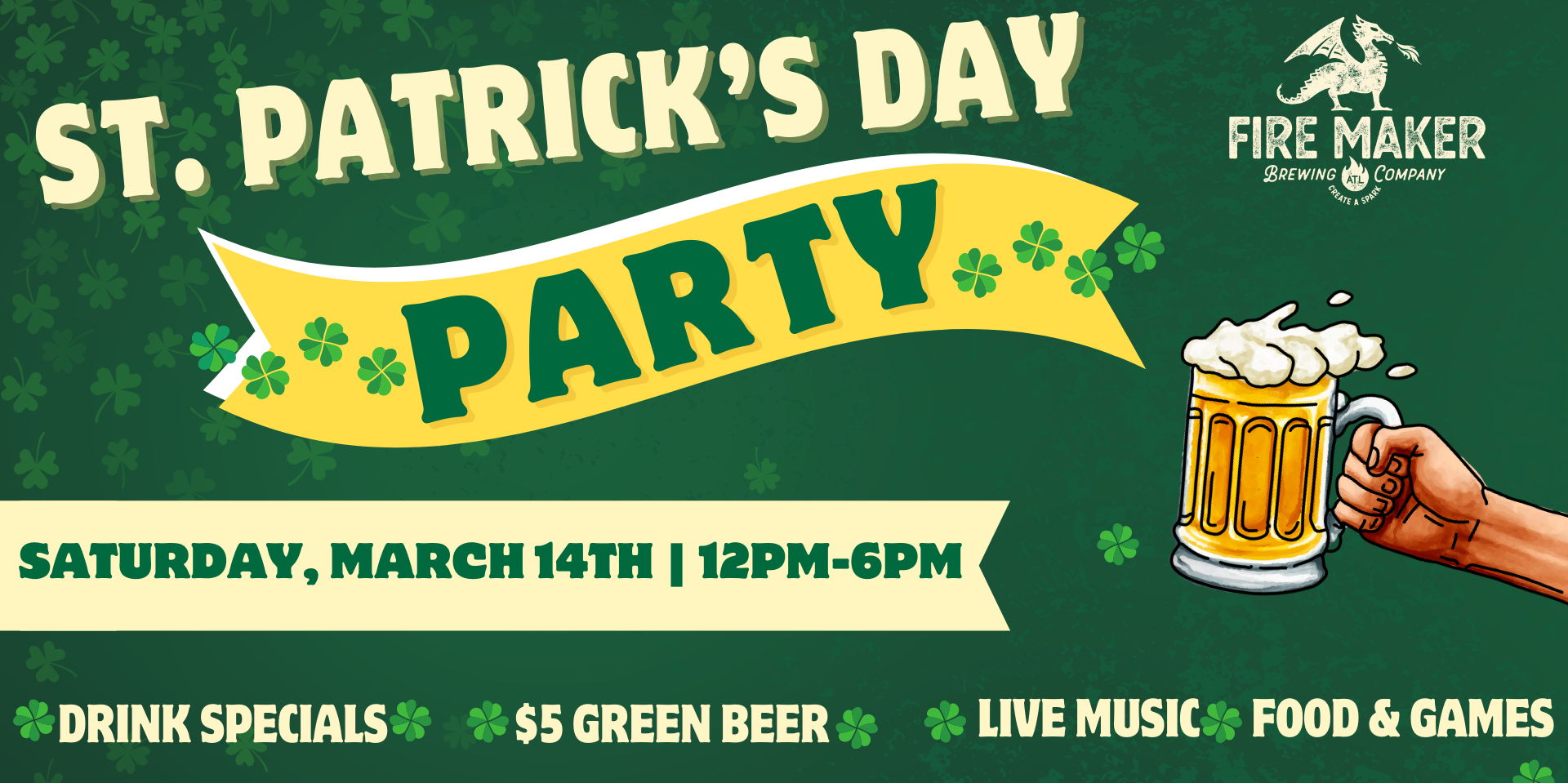 St Patricks Day Party promotional image